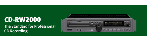 CD-RW2000 Pro CD Recorder